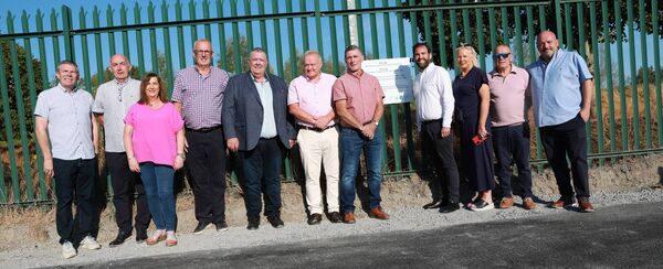 Minister Jennifer Murnane O'Connor, Carlow councillors Jim Deane, Fintan Phelan and Paul Doogue, Carlow GAA Chairman John McDonald, Éire Óg Chairman James O'Byrne, Secretary Jim Bolger and committee members at the opening of the refurbished walkway. Minister Jennifer Murnane O'Connor, Carlow councillors Jim Deane, Fintan Phelan and Paul Doogue, Carlow GAA Chairman John McDonald, Éire Óg Chairman James O'Byrne, Secretary Jim Bolger and committee members at the opening of the refurbished walkway.