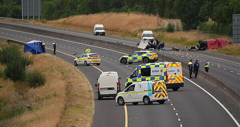 One of teens killed in motorway crash was ‘in the care of Tusla’