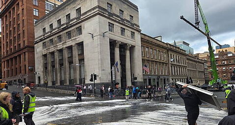 Glasgow transformed into Gotham City for filming of The Batman: Part II