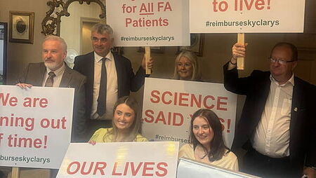 Protest in Dublin over Skyclarys reimbursement