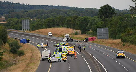 Funeral held for teenager killed in M9 crash