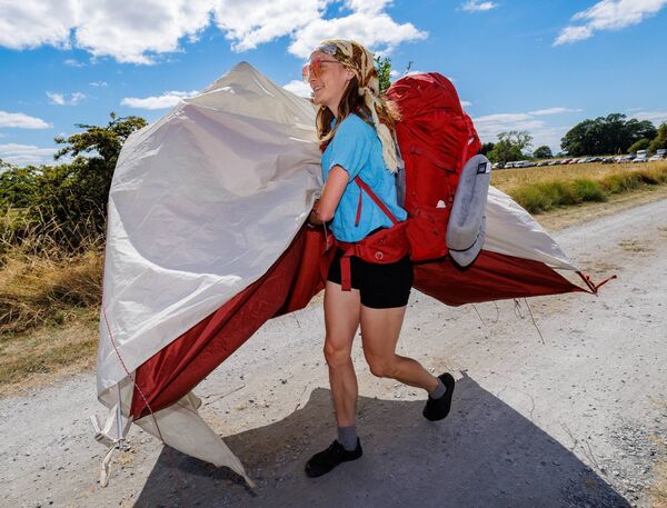 Aoife Roche arriving for Feile Vegan at Lisnavagh House. Pic: © Michael O'Rourke Photography 2026 Aoife Roche arriving for Feile Vegan at Lisnavagh House. Pic: © Michael O'Rourke Photography 2026