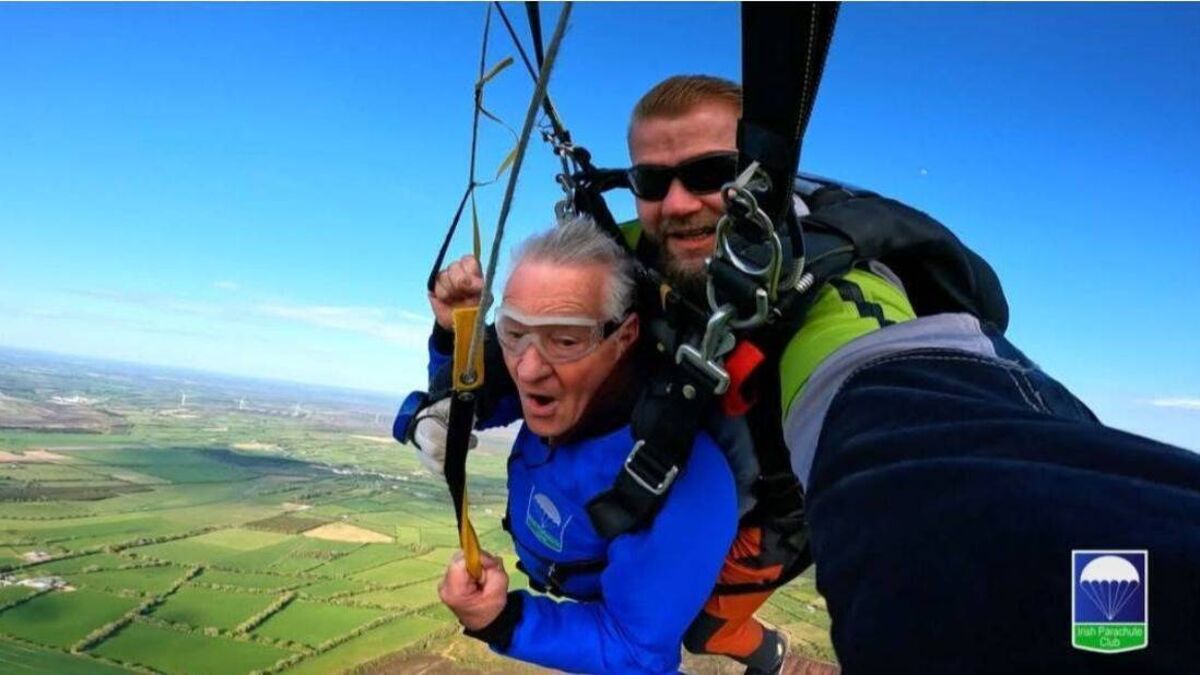 Skydive was plane sailing for 80-year-old Graiguecullen man
