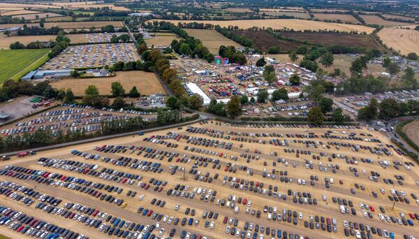 A drone shot shows the impressive layout of marquees, livestock rings, machinery displays and crowds at the Tullow Show Photo: michaelorourkephotography.ie A drone shot shows the impressive layout of marquees, livestock rings, machinery displays and crowds at the Tullow Show Photo: michaelorourkephotography.ie