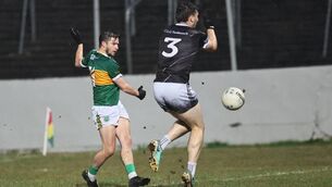 <p>Brandon Kelly scores an early goal for Rathvilly during their win over Fenagh</p> <p>Brandon Kelly scores an early goal for Rathvilly during their win over Fenagh</p>