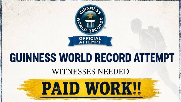 Get Paid to Witness a World Record Attempt in Crettyard