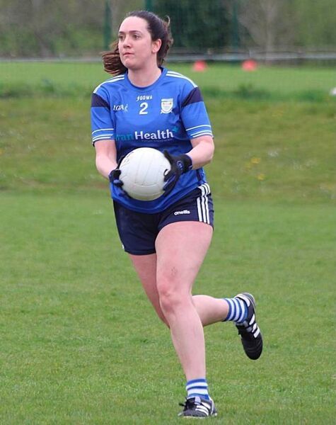 Niamh Kinsella in action for Claremorris LGFA. Niamh Kinsella in action for Claremorris LGFA.