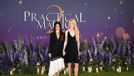 Sandra Bullock embraces witchy glamour at Practical Magic 2 photocall