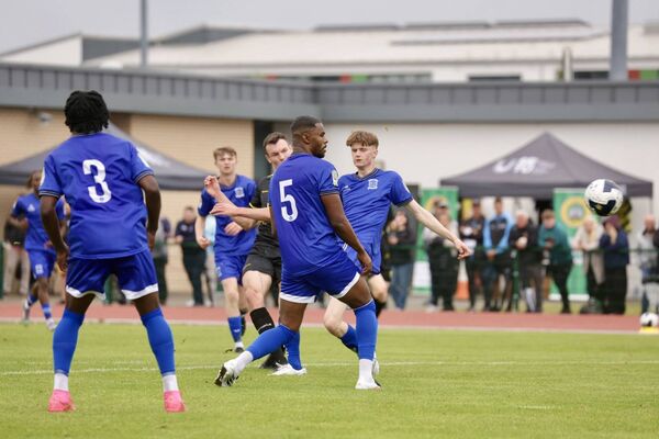 Callum Warfields scores CK United's first National League goal Photo: Michael O'Rourke Callum Warfields scores CK United's first National League goal Photo: Michael O'Rourke