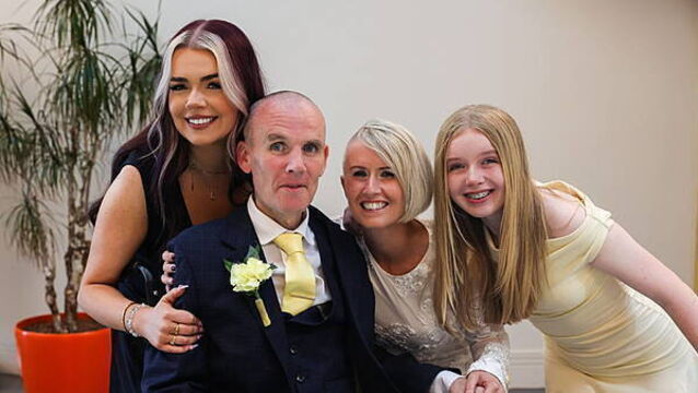 Woman grateful for ‘gift’ of wedding to late husband in hospice