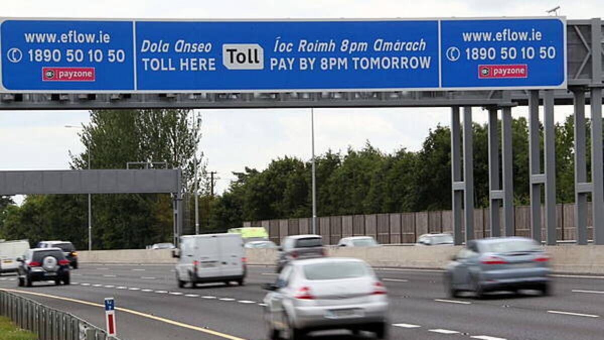 Motorist pay out more than €2 million a month in Tolls