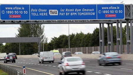 Motorist pay out more than €2 million a month in Tolls