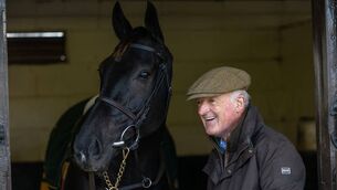 <p>Trainer Willie Mullins with champion racehorse Galopin Des Champs Photograph: Morgan Treacy</p> <p>Trainer Willie Mullins with champion racehorse Galopin Des Champs Photograph: Morgan Treacy</p>