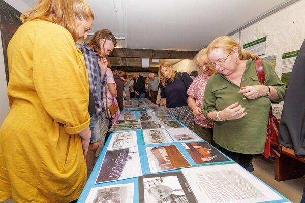 Visitors looking over photographs and history boards in Baltinglass library The exhibition was so popular organisers had to extend its opening hours to accommodate the demand Visitors looking over photographs and history boards in Baltinglass library The exhibition was so popular organisers had to extend its opening hours to accommodate the demand