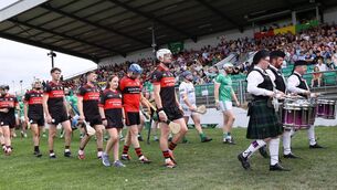 <p>Players from Mount Leinster Rangers and St Mullins are set for that familar pre-match parade around Netwatch Cullen Park ahead of another Senior Hurling Final Photo: Pat Ahern</p> <p>Players from Mount Leinster Rangers and St Mullins are set for that familar pre-match parade around Netwatch Cullen Park ahead of another Senior Hurling Final Photo: Pat Ahern</p>