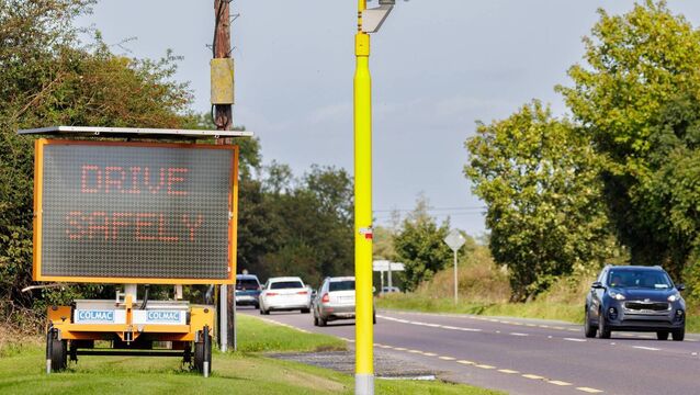 The speed camera on the N80 at Graiguenaspiddoge that has issued nearly 16,000 fines in the space of 12 months Photo: Michael O'Rourke Photography <p>The speed camera on the N80 at Graiguenaspiddoge that has issued nearly 16,000 fines in the space of 12 months Photo: Michael O'Rourke Photography</p>