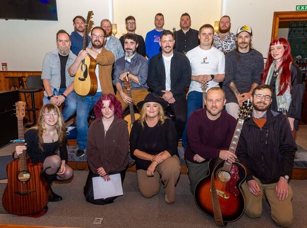The group of poets and songwriters who performed at the 'Verse and Resonance' evening in Carlow Methodist Church The group of poets and songwriters who performed at the 'Verse and Resonance' evening in Carlow Methodist Church
