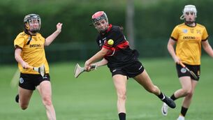 <p>Sarah Kehoe fires a point for MLR against Myshall in McGrath Park on Saturday. Photos: Pat Ahern.</p> <p>Sarah Kehoe fires a point for MLR against Myshall in McGrath Park on Saturday. Photos: Pat Ahern.</p>