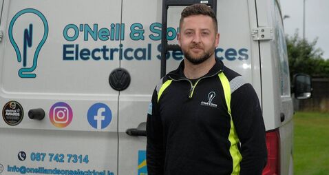 Tullow sparky Gary in Screwfix national final 