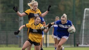 <p>Old Leighlin got the better of the rivalry in last year's final but Bennekerry/Tinryland will be out for revenge on Saturday. Photo: Pat Ahern</p>