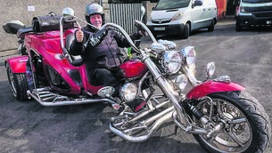 <p>James Howard on his trike. Photos: Michael O’Rourke Photography</p>