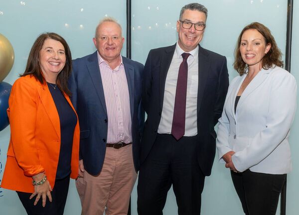 Cllr Andrea Dalton, cllr Jim Deane, county council CEO Coilín O'Reilly and Natasha Newsome Drennan TD Cllr Andrea Dalton, cllr Jim Deane, county council CEO Coilín O'Reilly and Natasha Newsome Drennan TD