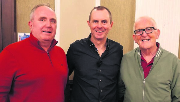 Brendan Hennessy, speaker John Kelly and Walter Lacey at the ‘Battle of Rathoe’ talk in the Seven Oaks Hotel recently, organised by the Carlow Historical and Archaeological Society Brendan Hennessy, speaker John Kelly and Walter Lacey at the ‘Battle of Rathoe’ talk in the Seven Oaks Hotel recently, organised by the Carlow Historical and Archaeological Society