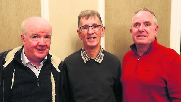 Leo McGough with Kieran Murphy and Brendan Hennessy Leo McGough with Kieran Murphy and Brendan Hennessy