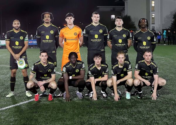 The CK United who travelled to play against Villa FC in the FAI National League. Photo: Noel Browne