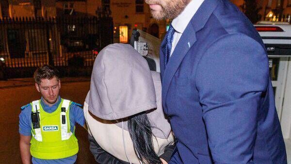 Sabrina Kehoe arriving to Carlow District Court in October 2024. 