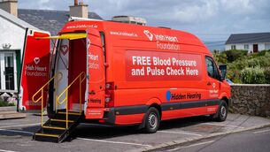 <p>The Irish Heart Foundation's Mobile Health Unit.</p>