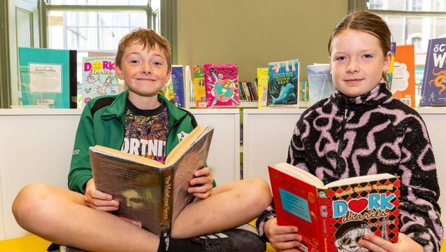 <p>Diarmaid and Bláithín Shortall at the official opening of Carlow County Library's new children's room and sensory zone Photo: © Michael O'Rourke Photography 2026</p>