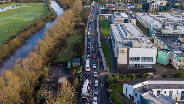 <p>The new layout on the Kilkenny Road into Carlow </p>