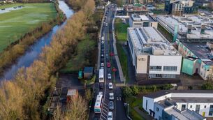 <p>The new layout on the Kilkenny Road into Carlow </p> <p>The new layout on the Kilkenny Road into Carlow </p>