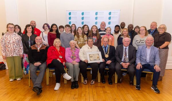 Members of Tullow Tidy Towns were presented with a certificate of recognition by cathaoirleach Tommy Kinsella during a Pride of Place evening in the Carlow Town Hall Members of Tullow Tidy Towns were presented with a certificate of recognition by cathaoirleach Tommy Kinsella during a Pride of Place evening in the Carlow Town Hall