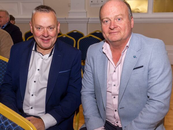 Eamon Wall and Cllr Fergal Browne were pictured at the Ballymurphy and Tullow ‘Pride of Place’ recognition evening in the Carlow Town Hall Eamon Wall and Cllr Fergal Browne were pictured at the Ballymurphy and Tullow ‘Pride of Place’ recognition evening in the Carlow Town Hall
