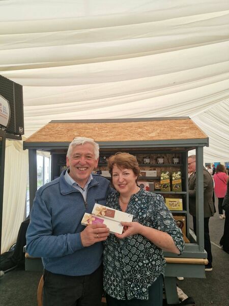 Jim and Mary Healy from the Chocolate Garden picked up two awards at the ceremony 