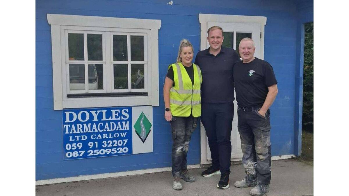 Latvian minister on surprise visit to former employer in Rathcrogue