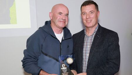 John Curran receives inaugural PL Curran Volunteer Award