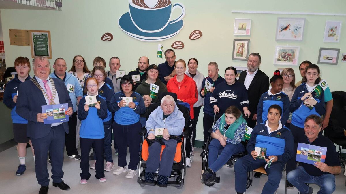 Children and young people from Carlow presented with gifts from Slovenia