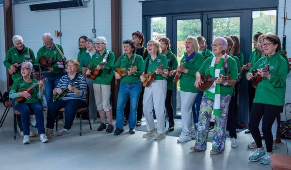 Members of the Carlow Ukulele Group performing during An Gairdín Beo Harvest Festival in Carlow Photos: © Michael O'Rourke Photography 2026 Members of the Carlow Ukulele Group performing during An Gairdín Beo Harvest Festival in Carlow Photos: © Michael O'Rourke Photography 2026