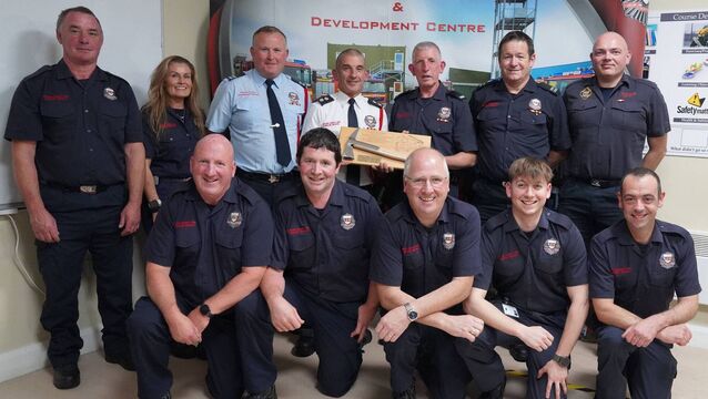 Hacketstown bids fond farewell to firefighter Frankie after 28 years 