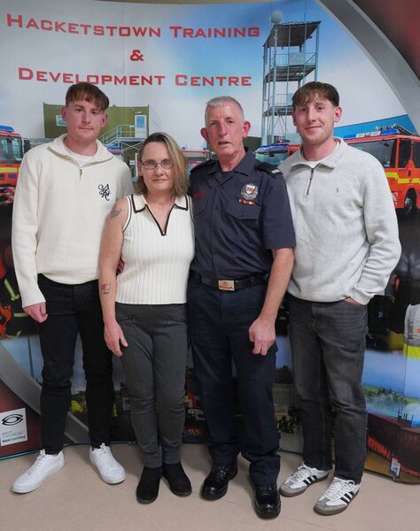 Frankie and Catherine Whelan with their sons, Francis and James Photos: Paul Curran