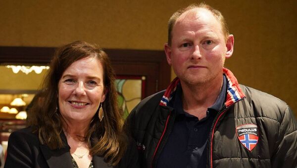 Catherine Callaghan TD with Jimmy Murphy