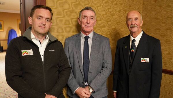 Peter Heary, cllr Paul Doogue and Paul Maguire