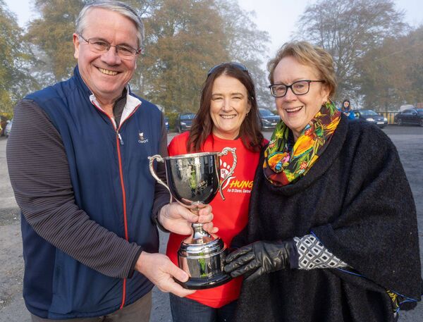 Organisers David Walsh, Jacqui McNabb and Rachel Doyle from Friends of St Clare's Hospitality Kitchen at the Outrun Hunger fundraiser Photo: © Michael O'Rourke Photography 2026 Organisers David Walsh, Jacqui McNabb and Rachel Doyle from Friends of St Clare's Hospitality Kitchen at the Outrun Hunger fundraiser Photo: © Michael O'Rourke Photography 2026