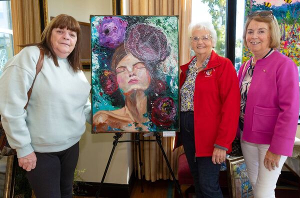 Margaret Freeman, Margaret Kirwan and Marianne Madden were pictured at the opening of Annmarie Roche’s art exhibition Margaret Freeman, Margaret Kirwan and Marianne Madden were pictured at the opening of Annmarie Roche’s art exhibition
