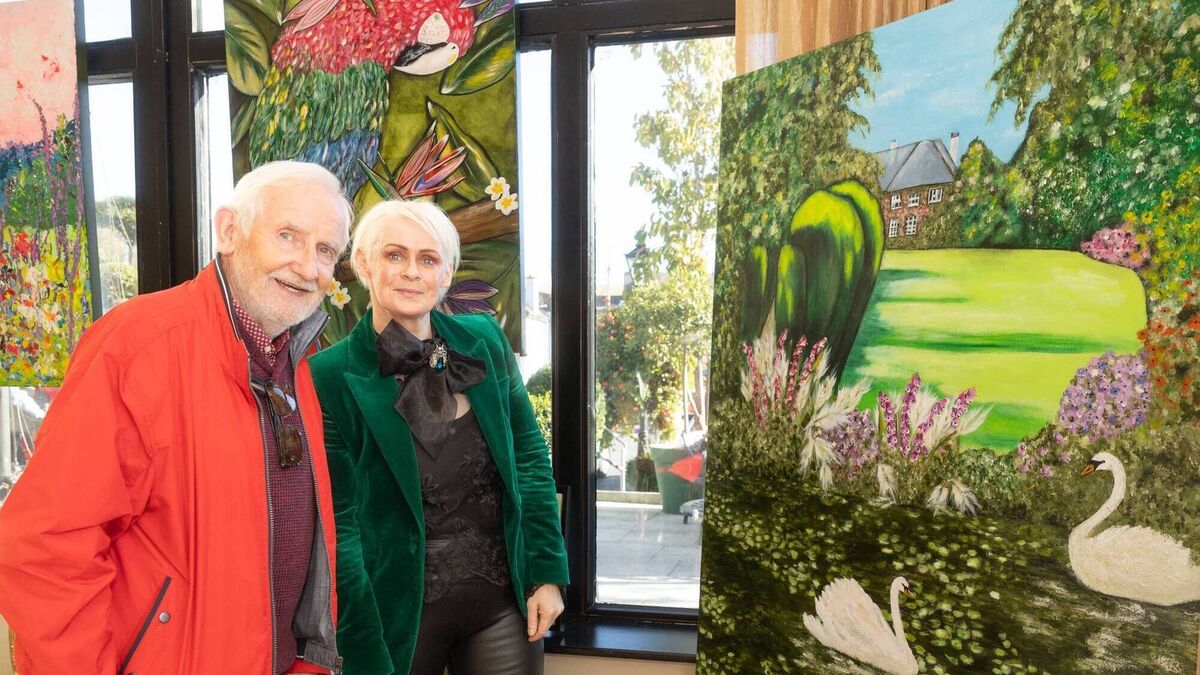 Carlow barber Ann-Marie’s art exhibition is a big hit in Lord Bagenal