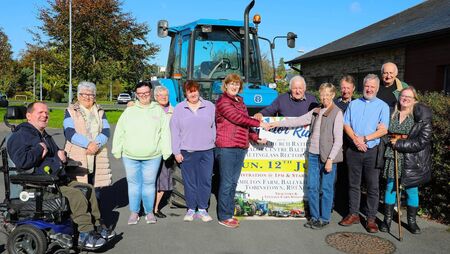 Tractor run raised funds for Lalor Centre, Baltinglass 