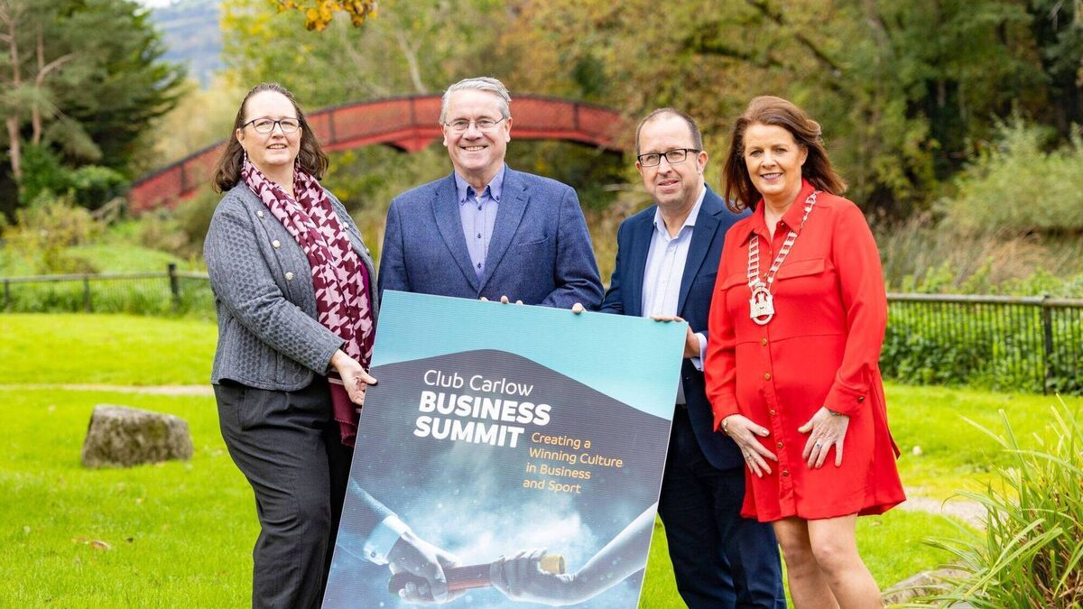 Influential business and sporting figures to speak at summit in Co Carlow